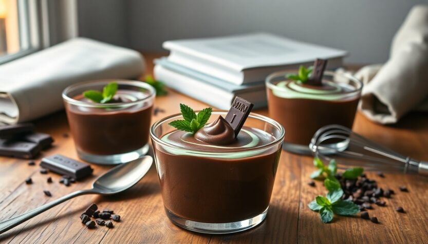 Silky mint chocolate mousse recipe from Lucie Franc de Ferriere