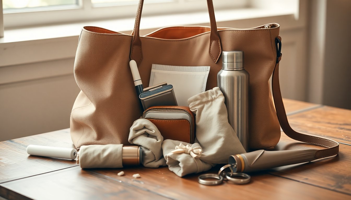Smart essentials for moms: what to carry in your bag