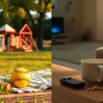 Weekend plans: park play and a cozy watch session