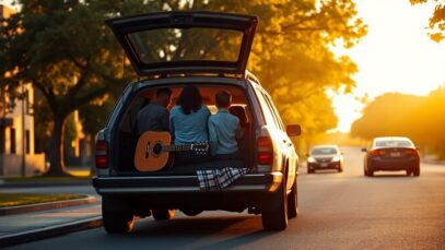 Plan a relaxed weekend with family and music