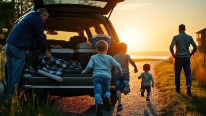 Weekend road trip ideas with kids and playlists