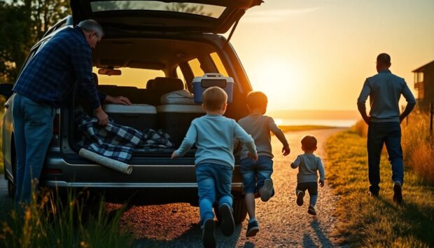 Weekend road trip ideas with kids and playlists